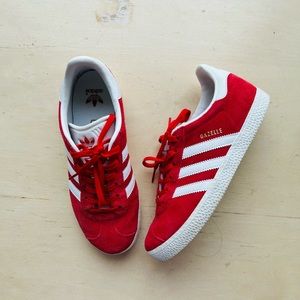 Adidas Red Gazelle Size 6.5